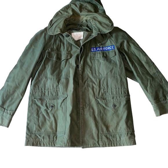 Vintage US Air Force USAF Original Military Issue Utility Field Jacket Sz Small - Picture 1 of 12